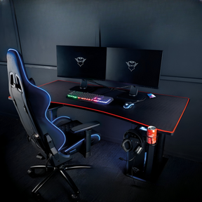 Escritorio Gamer Trust Magnicus GXT 1190 XXL + Wireless Qi