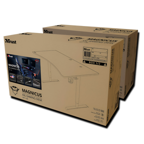 Escritorio Gamer Trust Magnicus GXT 1190 XXL + Wireless Qi