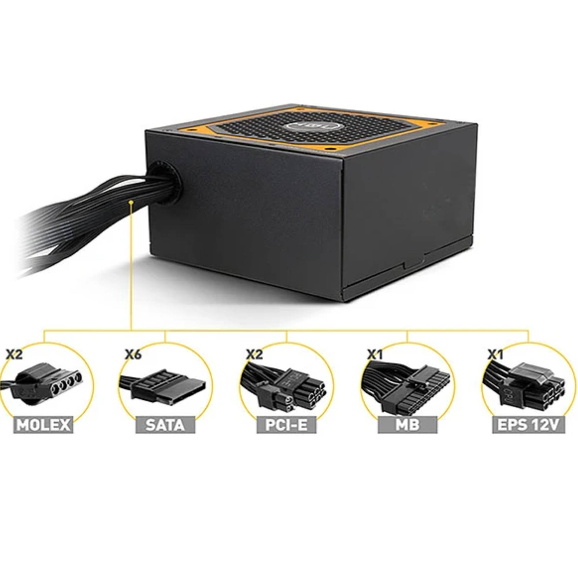 Fuente de Poder Gamer Nox Urano VX 650W 80 PLUS + BRONZE