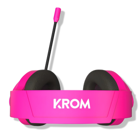 Audífonos Gamer de Barbie Rosados KROM KHALI Multiplataforma
