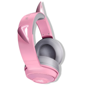 Audifonos Razer Rosado Kraken Bluetooth Kitty Gamer Edition
