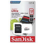 Memoria Micro SD Sandisk 128 GB 100Mbps Clase 10 Deluxe