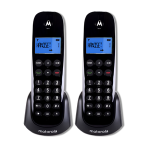 Pack de 2 Teléfonos Inalámbricos Motorola M700-2 Dual HD