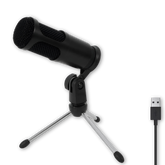 Micrófono Streaming USB Condensador de Estudio C/ Trípode