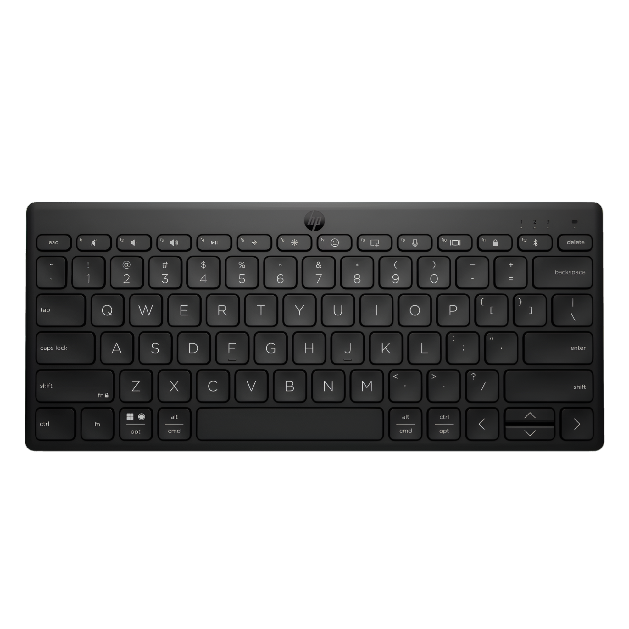 Teclado Inalámbrico Bluetooth HP 350 Flat Keys Black Pack