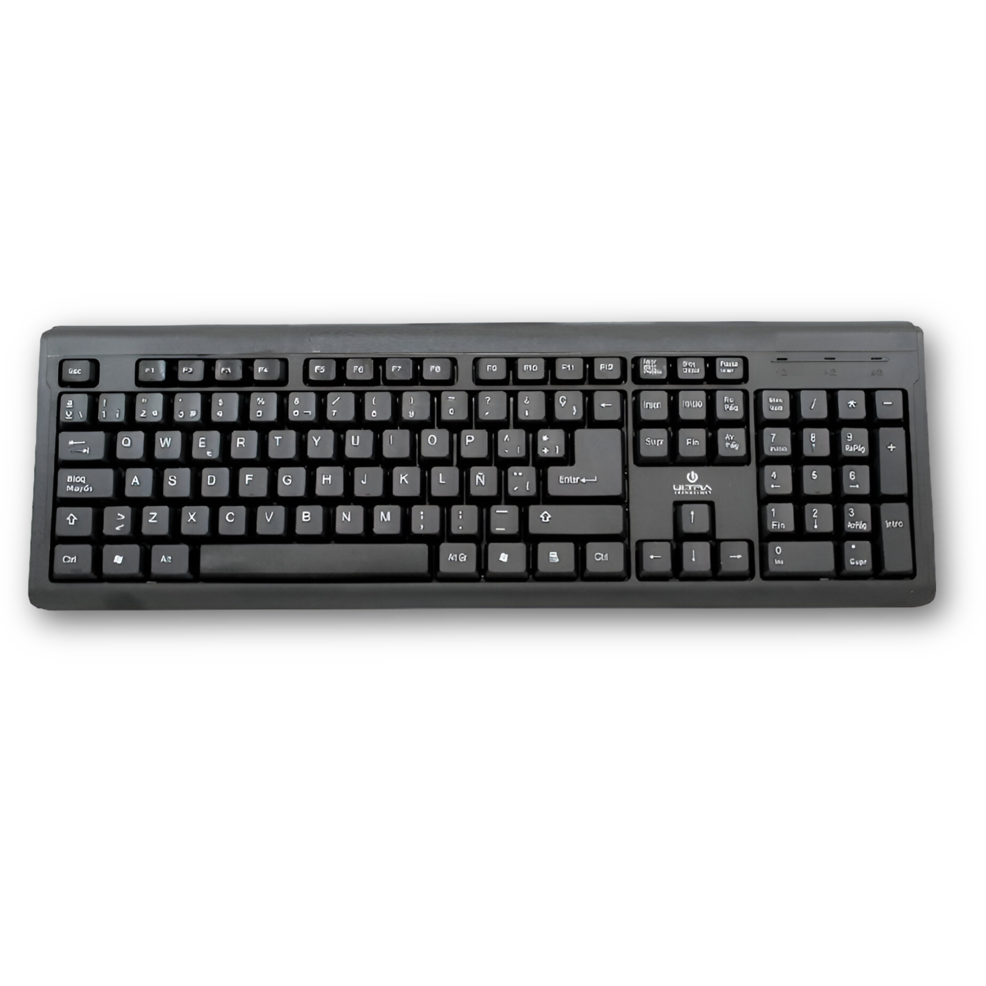 Teclado USB Multiplataformas Teclas Ultra Planas K100U