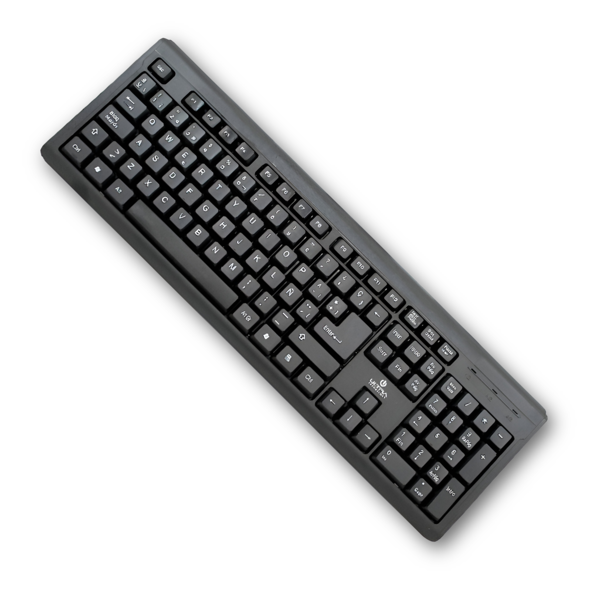 Teclado USB Multiplataformas Teclas Ultra Planas K100U
