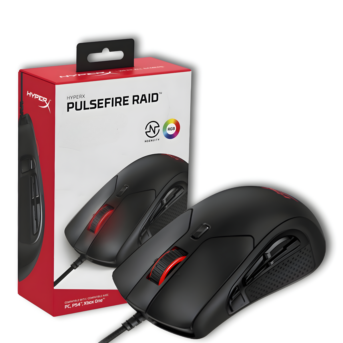 Mouse Gamer HyperX Pulsefire Raid HX-MC005B Multiplataformas