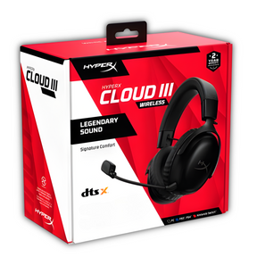 Audífonos HyperX Cloud III Legendary Sound Wireless RED