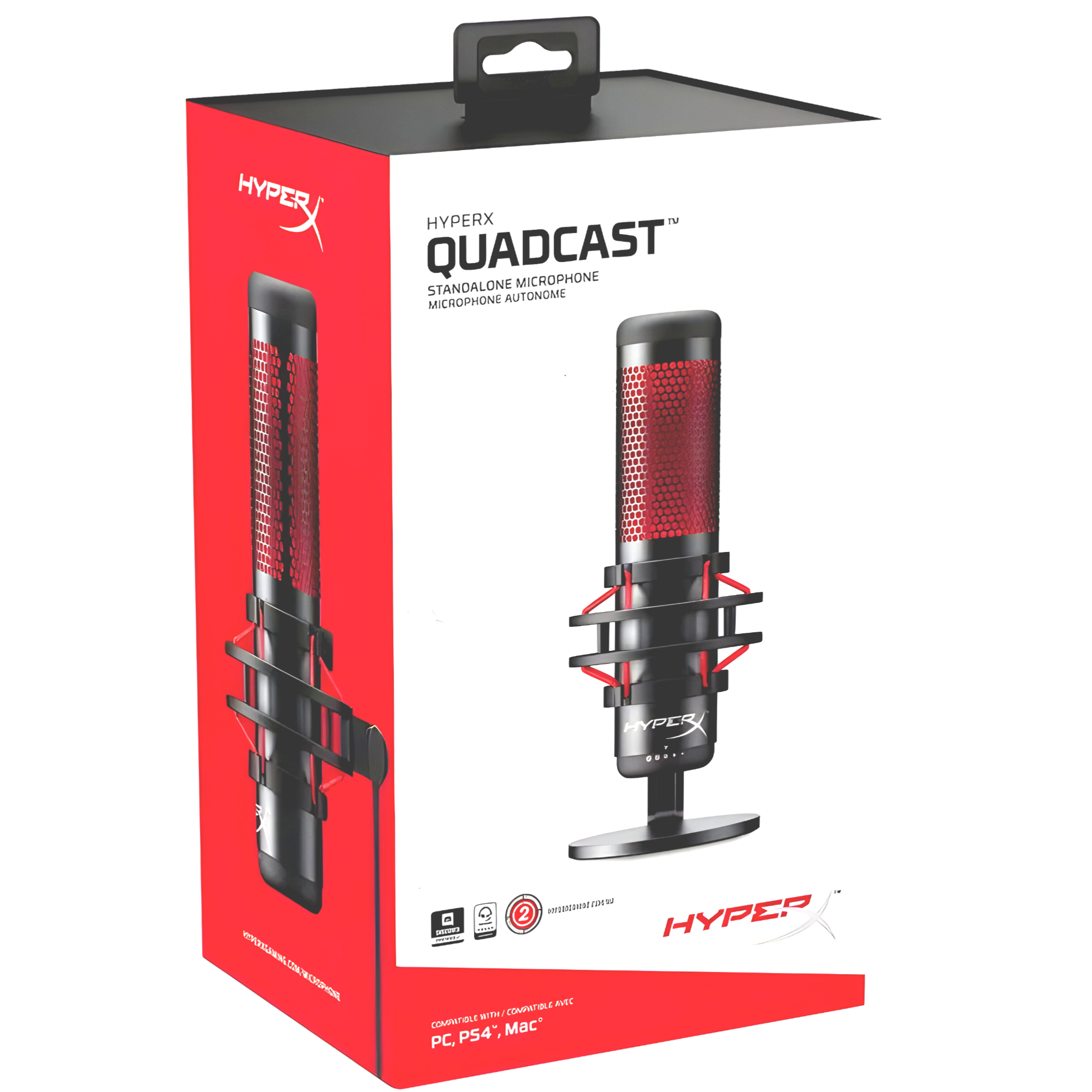 Micrófono Gamer Streaming HyperX QuadCast Profesional