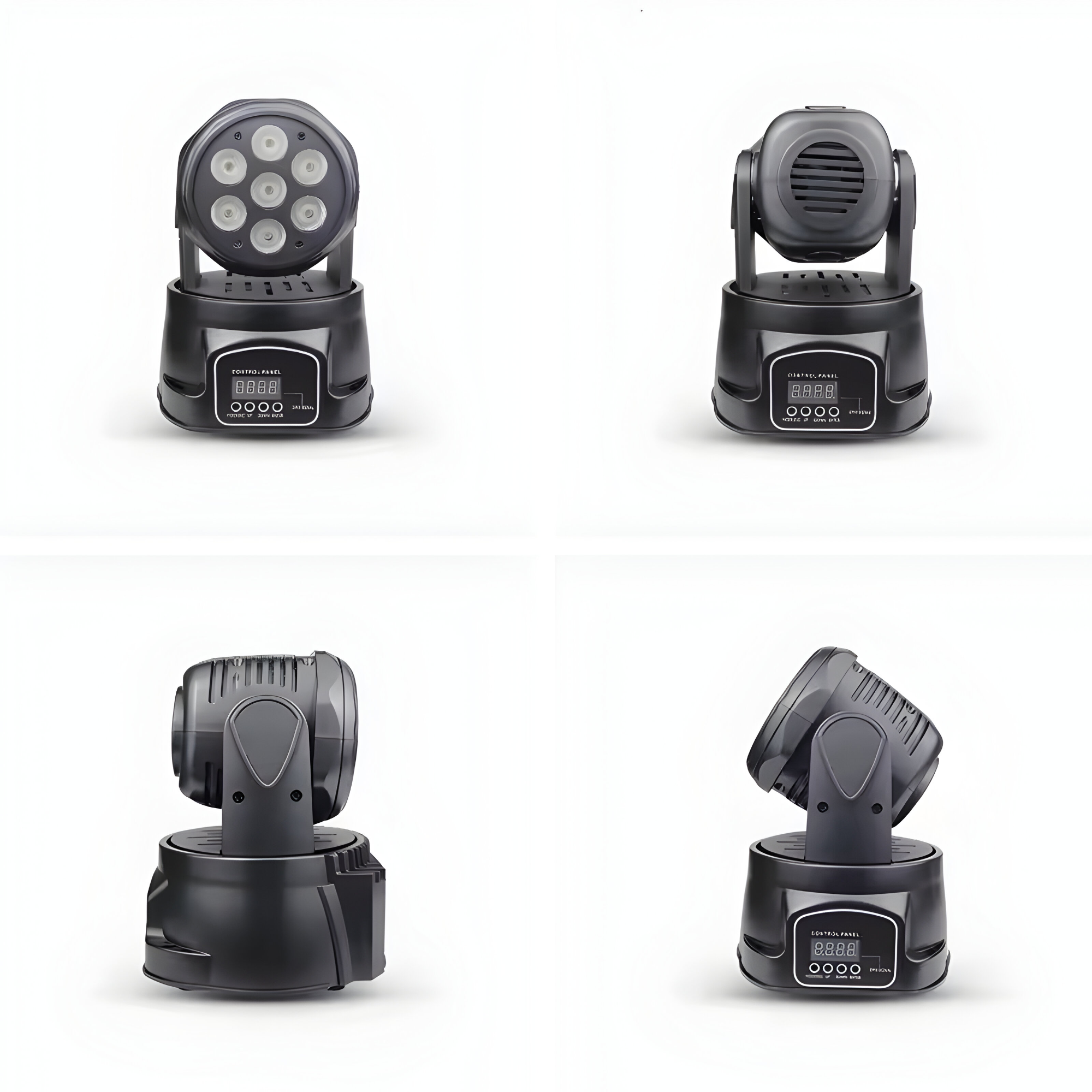 Cabeza Robótica Ritmica DMX DJPower Full RGB LED 56W M070Pro
