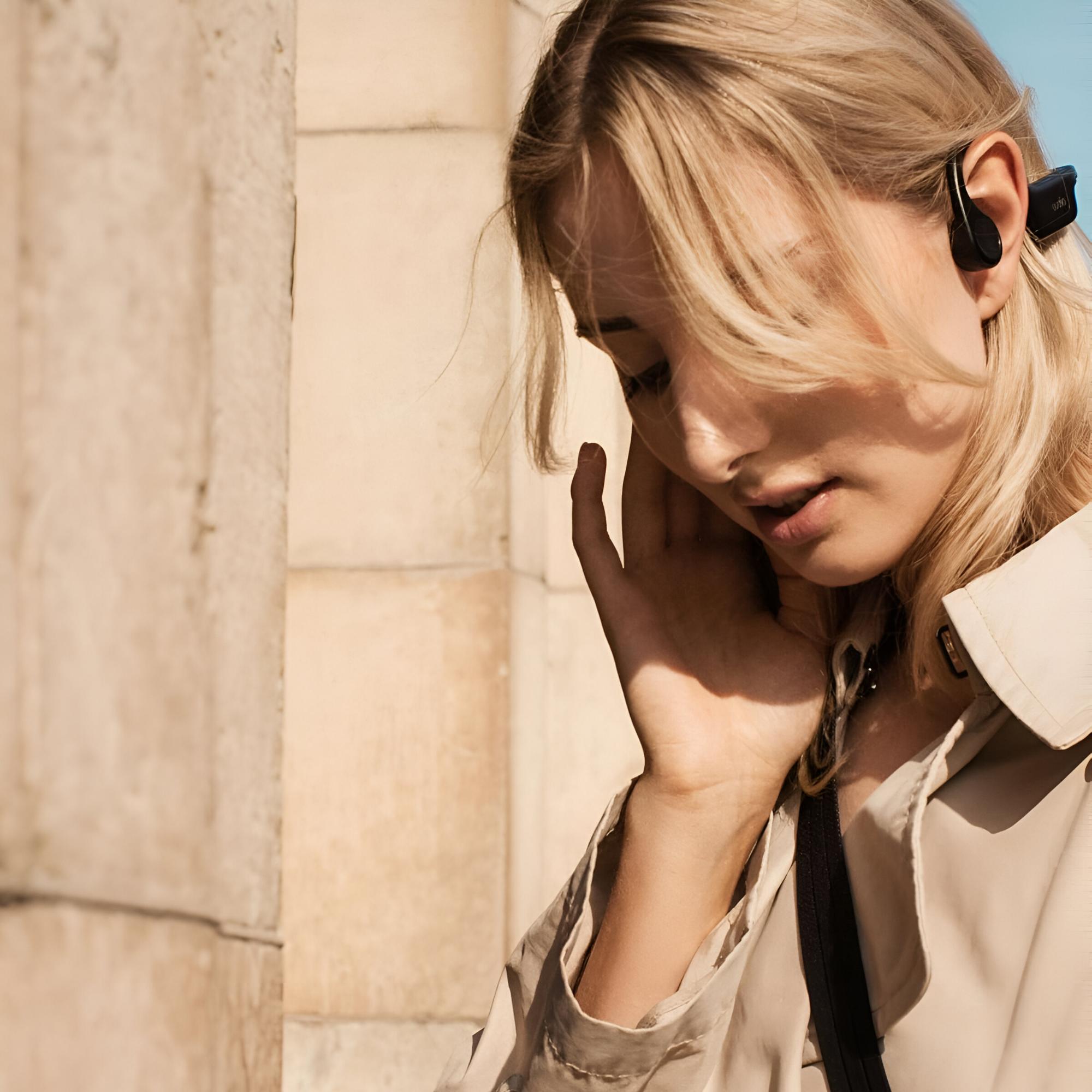 Audífonos Premium Sudio B2 Conducción Osea Bluetooth Black