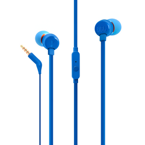 Audífonos JBL T110 Azul con Manos Libre Tecnología Hi Bass