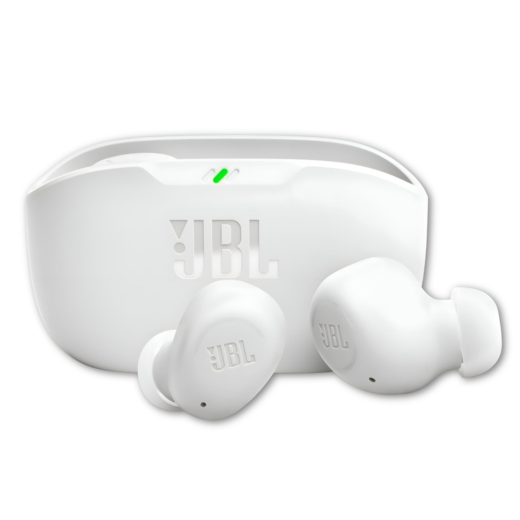 Audífonos JBL Bluetooth TWS Wave Buds Autonomía de 32H White