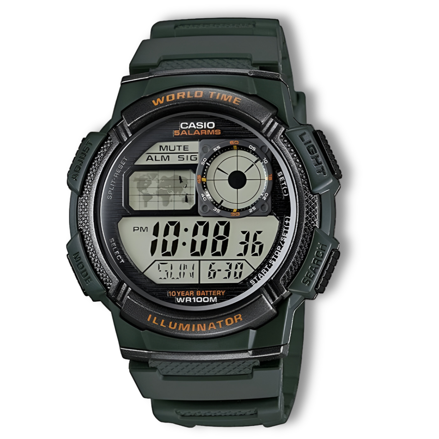 Reloj de Hombre Casio Musgo AE-1000W-3AVDF Classic Style