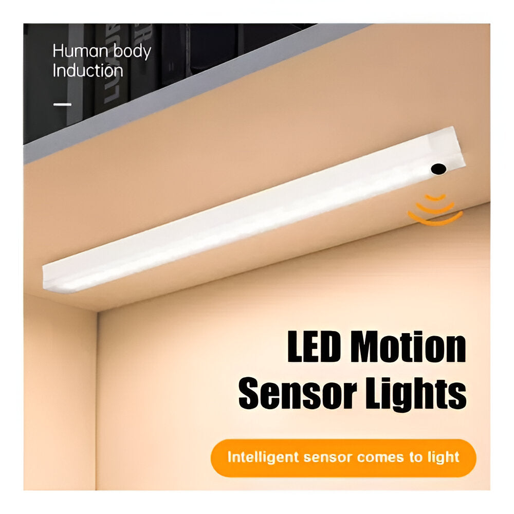 Barra LED Closet y Cocina + Sensor PIR Recargable USB-C D05