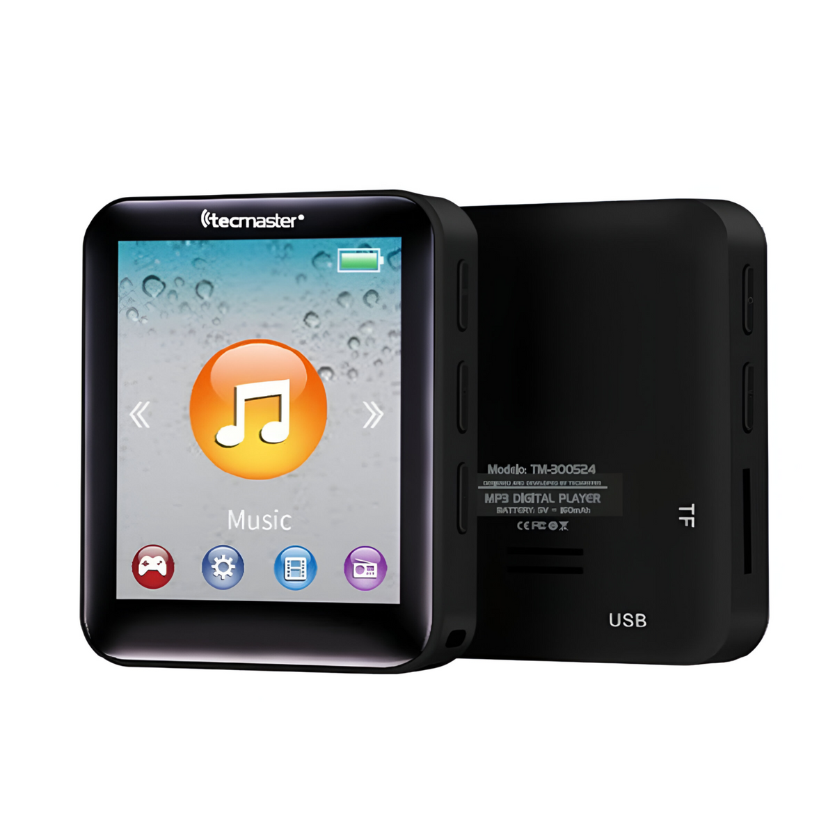 Reproductor Mp3 Inalámbrico Touch Screen 16 GB Bluetooth 5.0