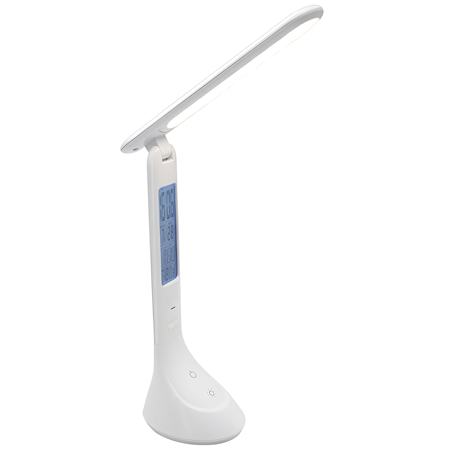 Lampara de Escritorio LED Recargable Touch con Reloj DL368