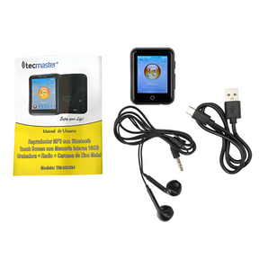 Reproductor Mp3 Inalámbrico Touch Screen 16 GB Bluetooth 5.0
