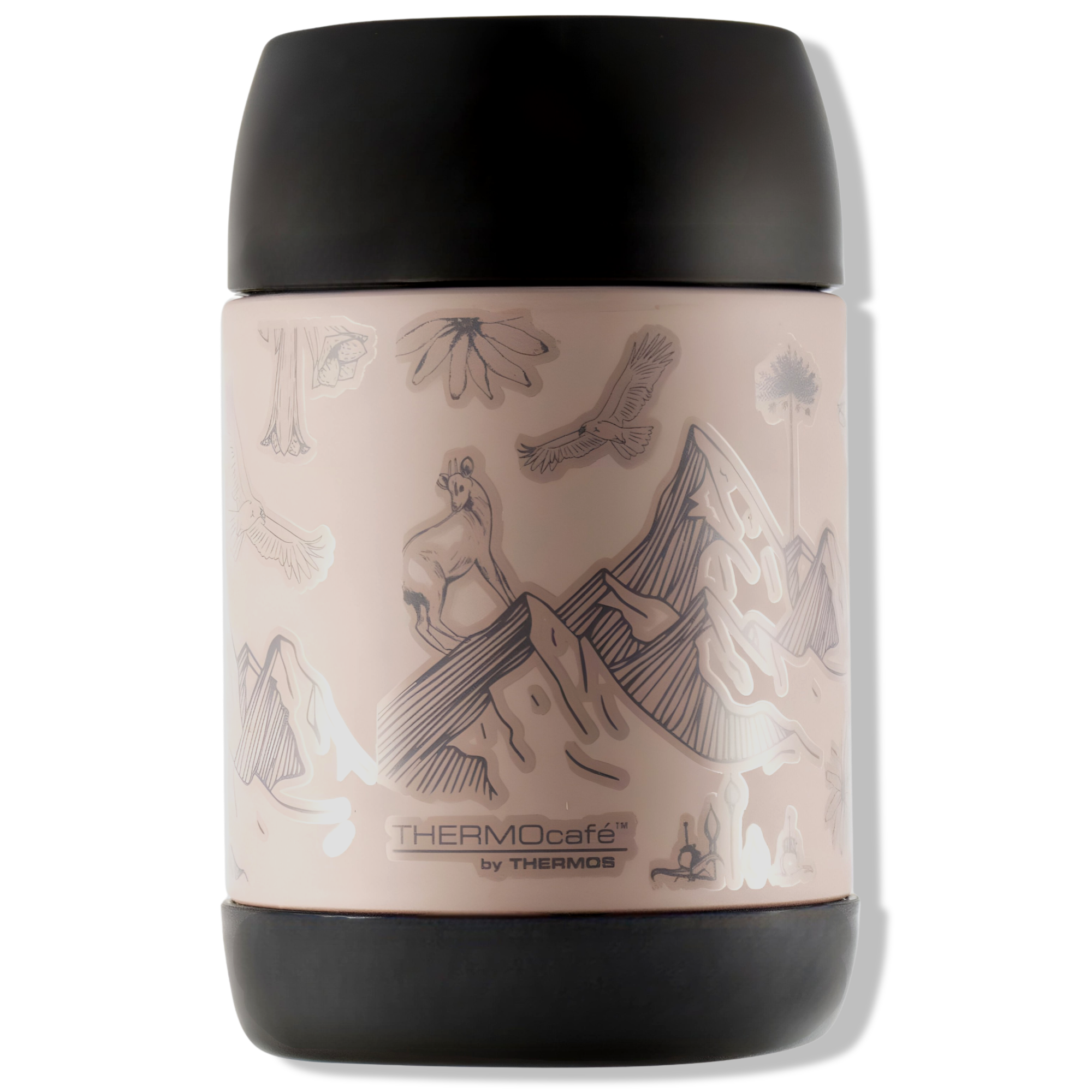 Termo de Comida Camel Acero Inoxidable 500ML Fauna Chilena