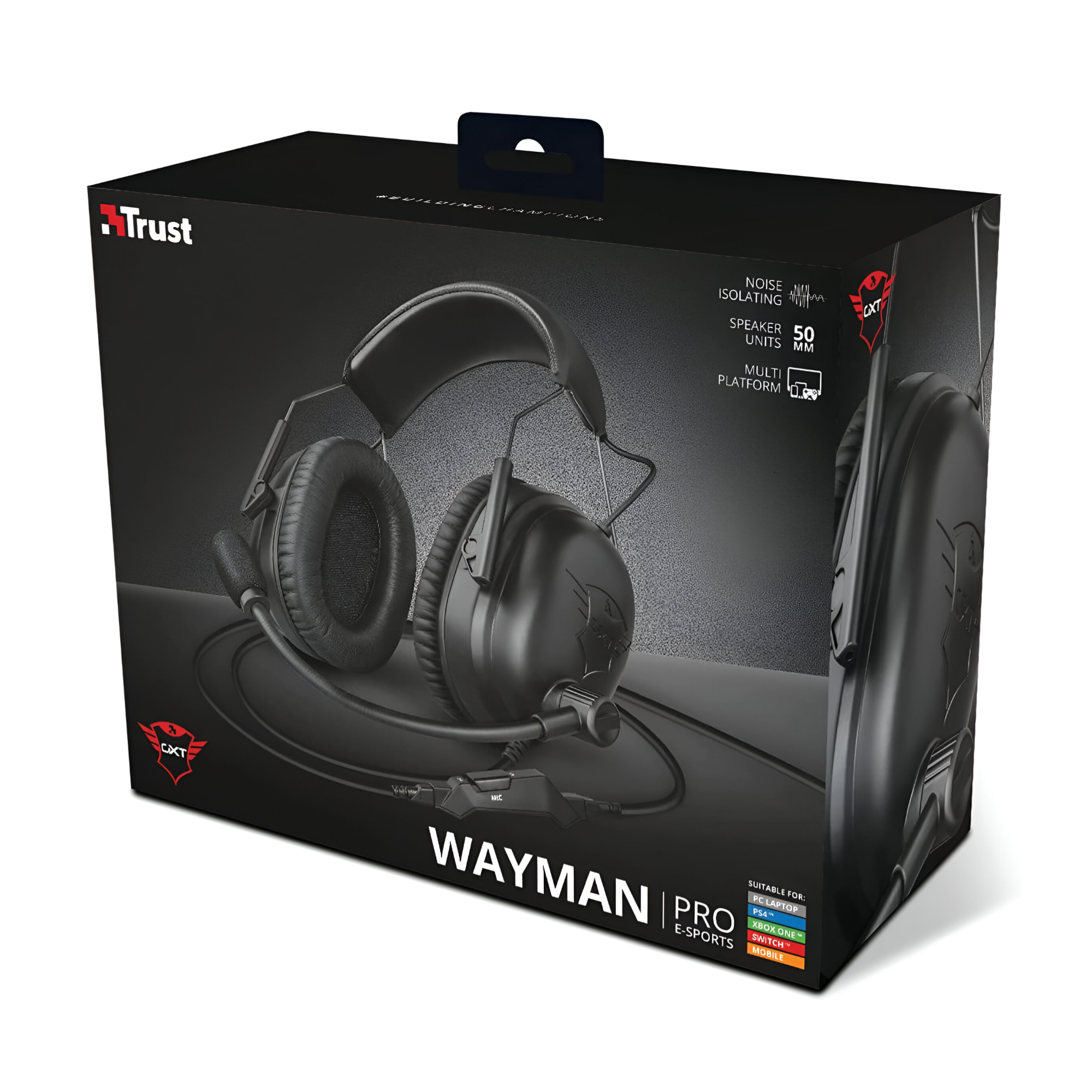 Audifono Gamer Trust Wayman Gxt 444 E-Sport Deluxe Line
