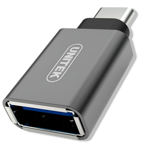 Adaptador OTG USB-C A USB 3.0 High Speed Unitek Y-A025CGY