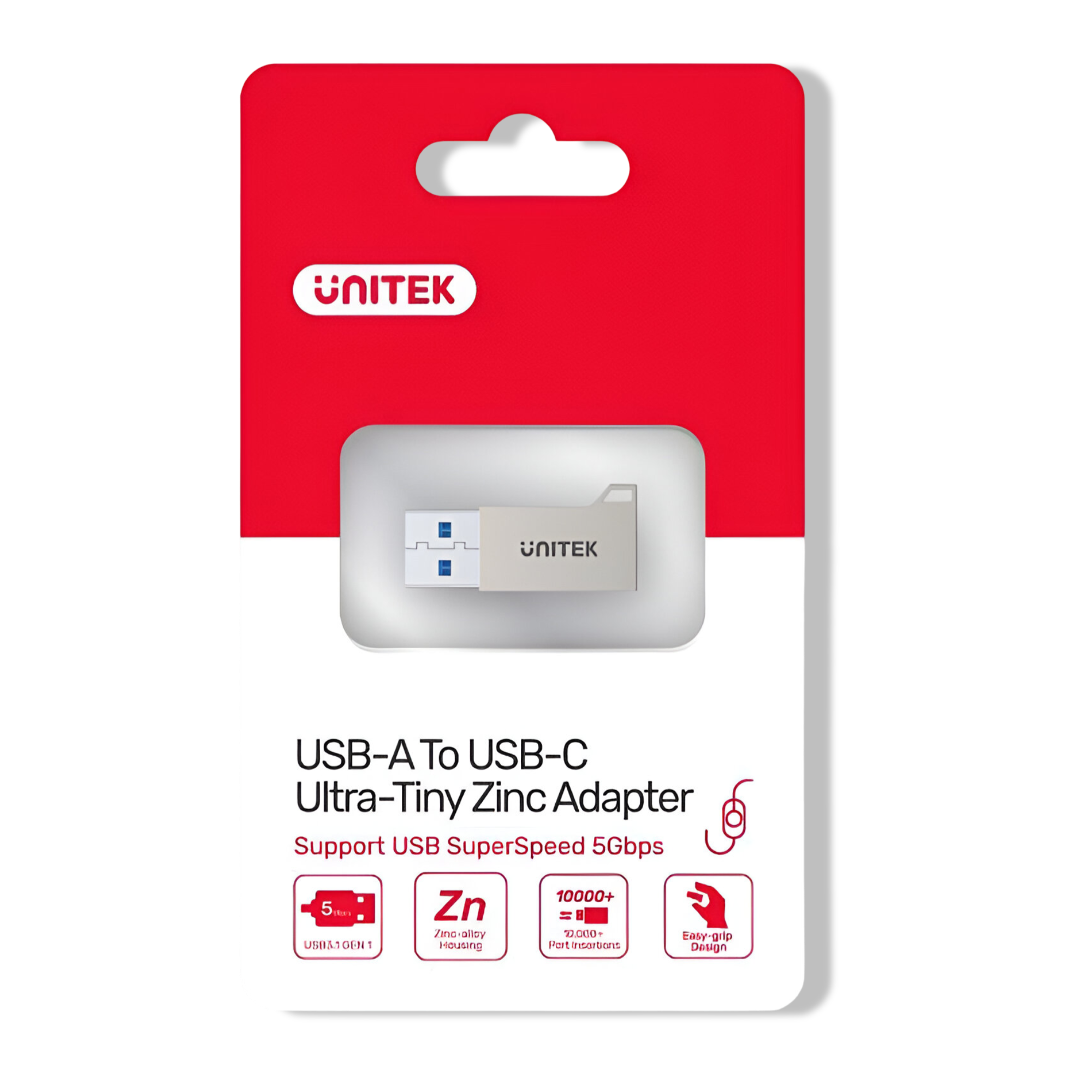 Adaptador USB 3.1 a USB Tipo C High Speed UNITEK A1034NI