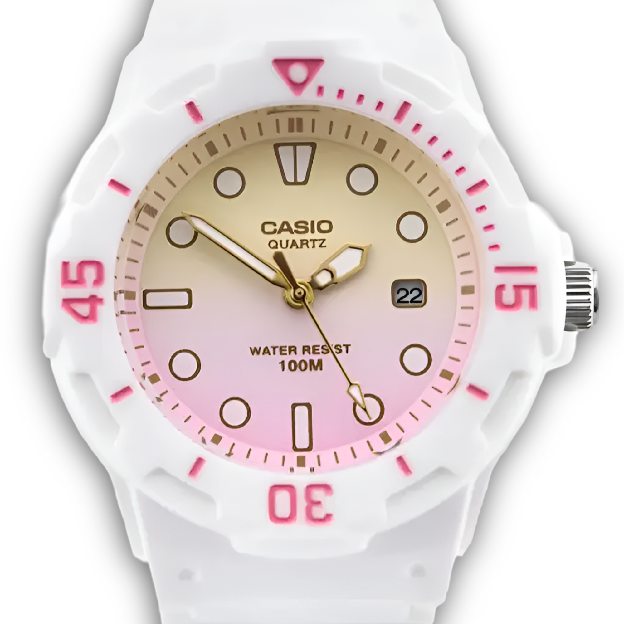 Reloj Casio de Niña / Mujer Lrw-200H-4E2Vdr Blanco / Rosado