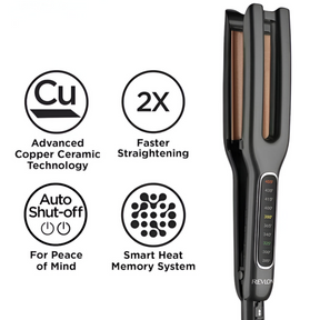 Alisador de Cabello Revlon Dual Panel Ceramic Pro 235° Max