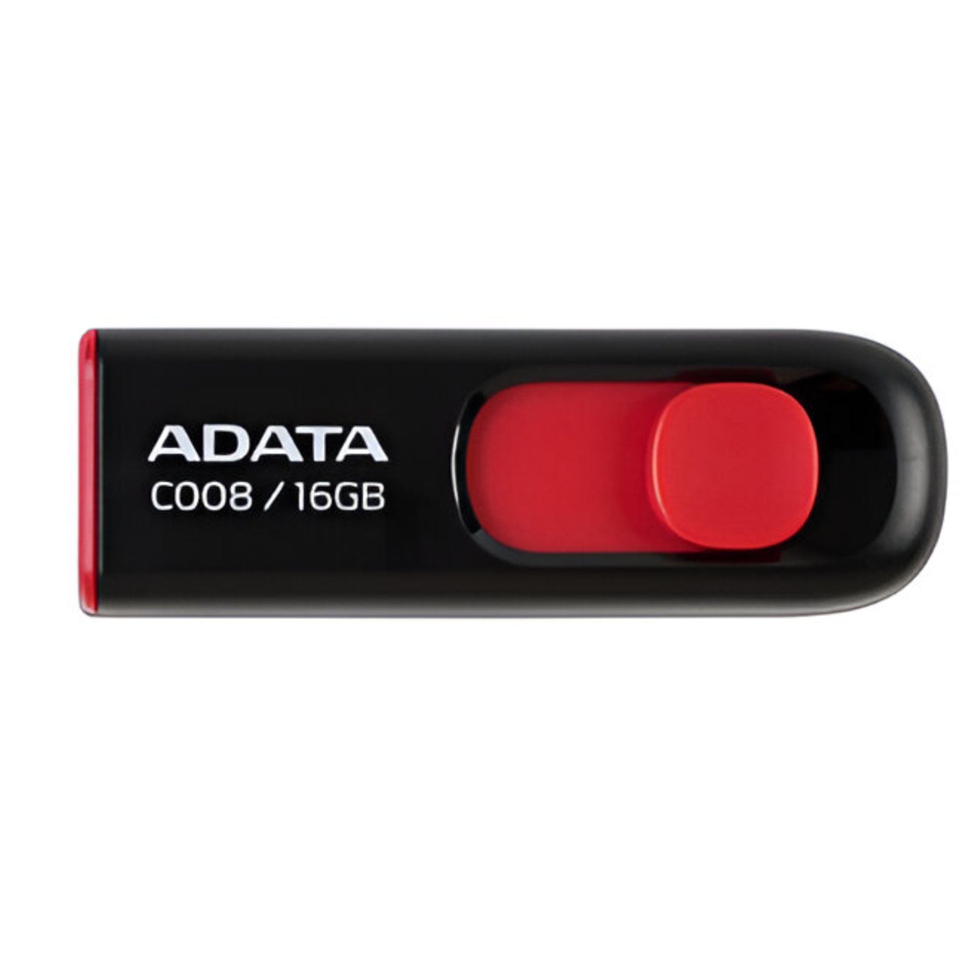 Pendrive ADATA 8 GB USB 2.0 Negro / Rojo - AC008-8G-RKD
