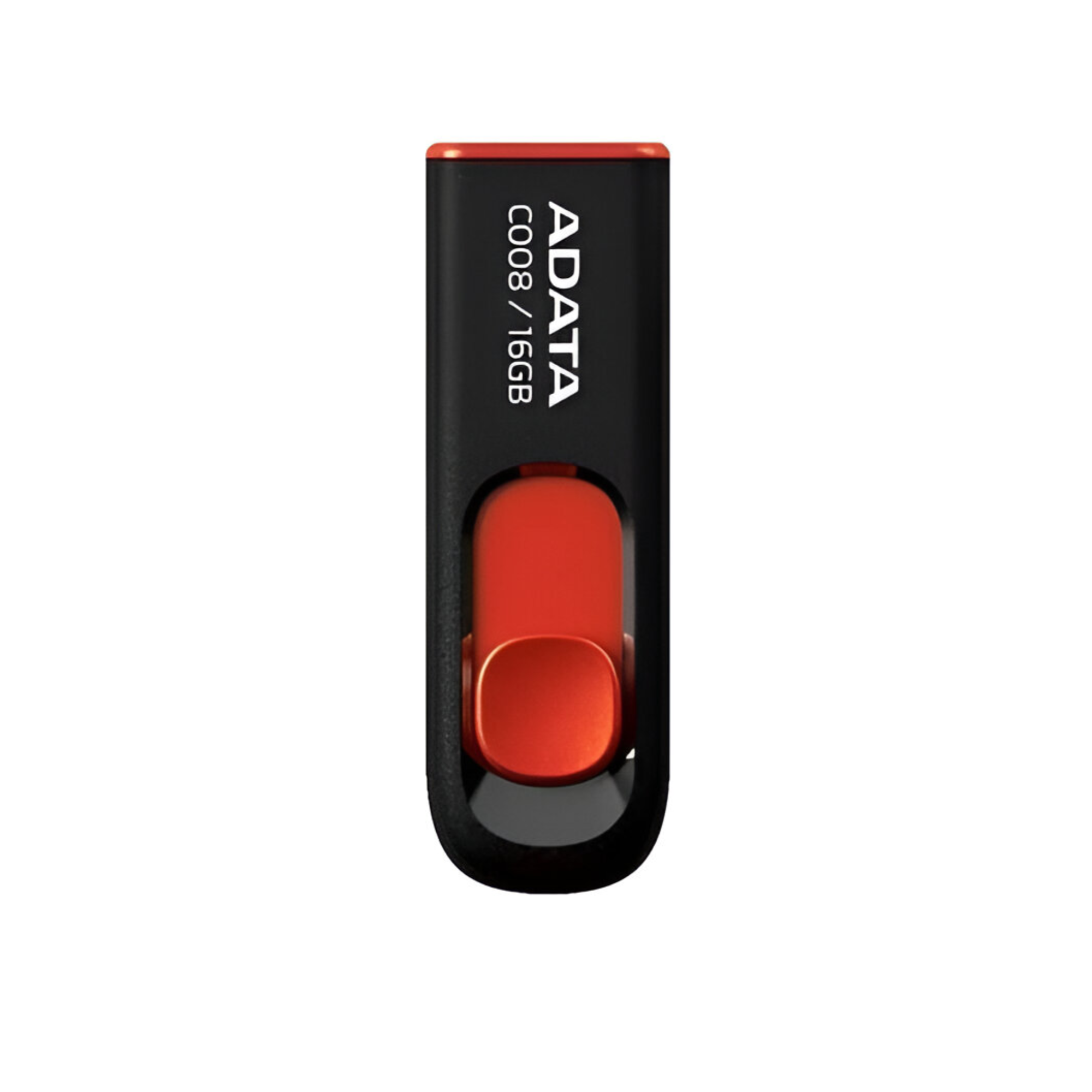 Pendrive ADATA 8 GB USB 2.0 Negro / Rojo - AC008-8G-RKD