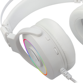 Audifonos USB Redragon Lamia White Audio 7.1 Con Soporte
