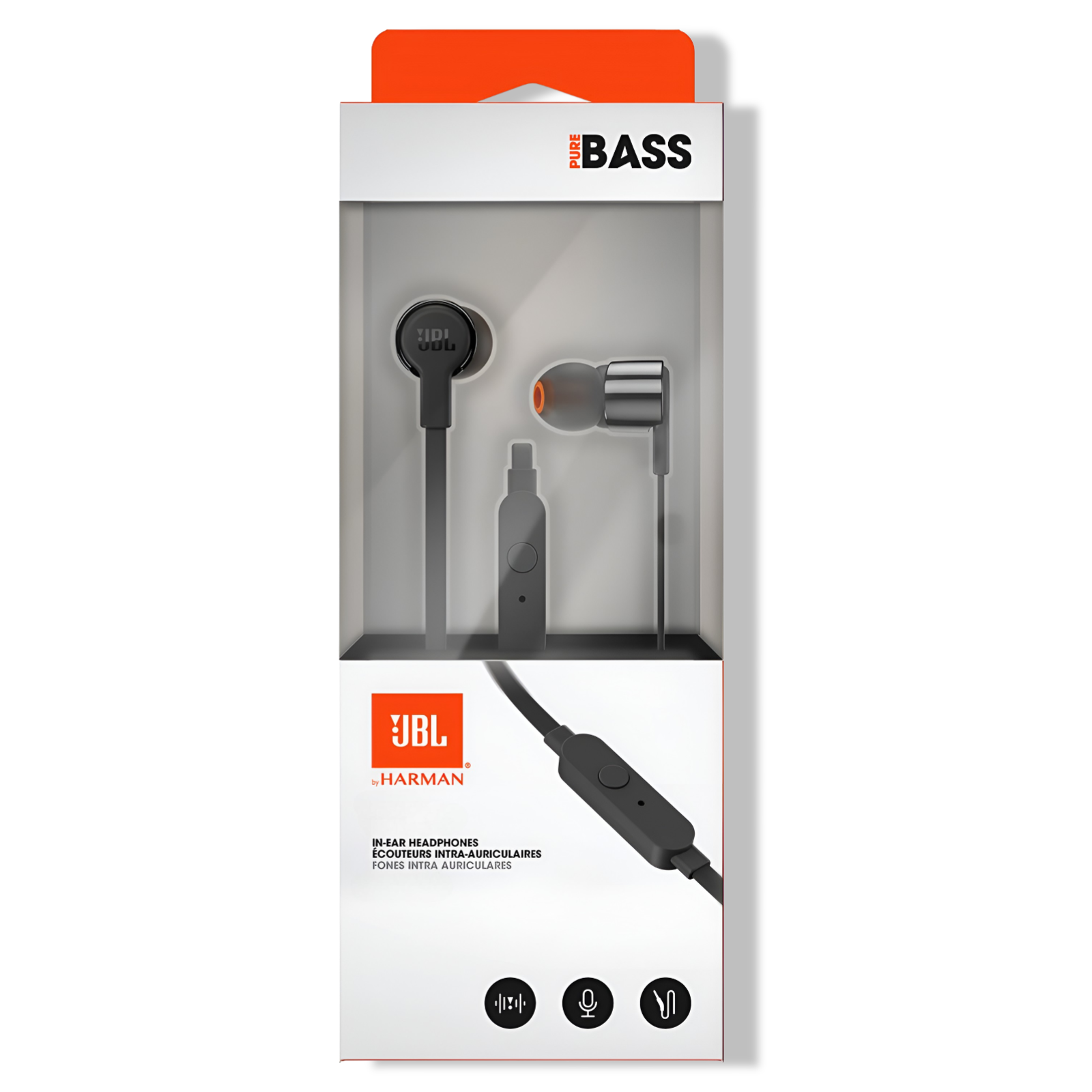 Audífonos JBL T110 Negro con Manos Libre Tecnología Hi Bass