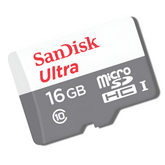 Memoria Micro SD Sandisk 16 Gb Clase 10 High Speed FHD