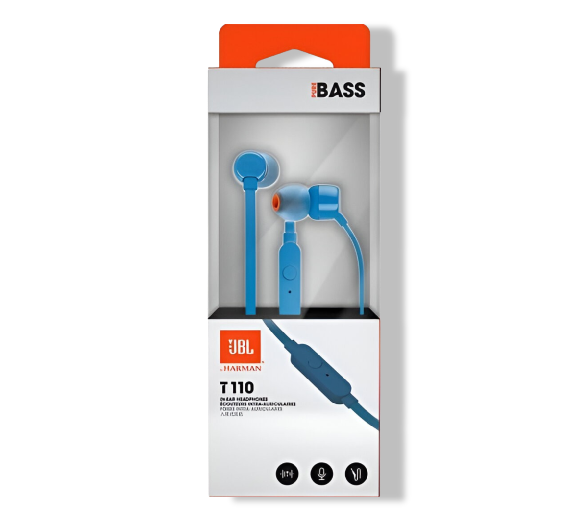Audífonos JBL T110 Azul con Manos Libre Tecnología Hi Bass