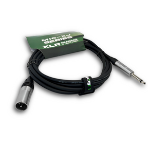 Cable de Audio XLR Macho a Jack 6,3mm Profesional 10 Metros