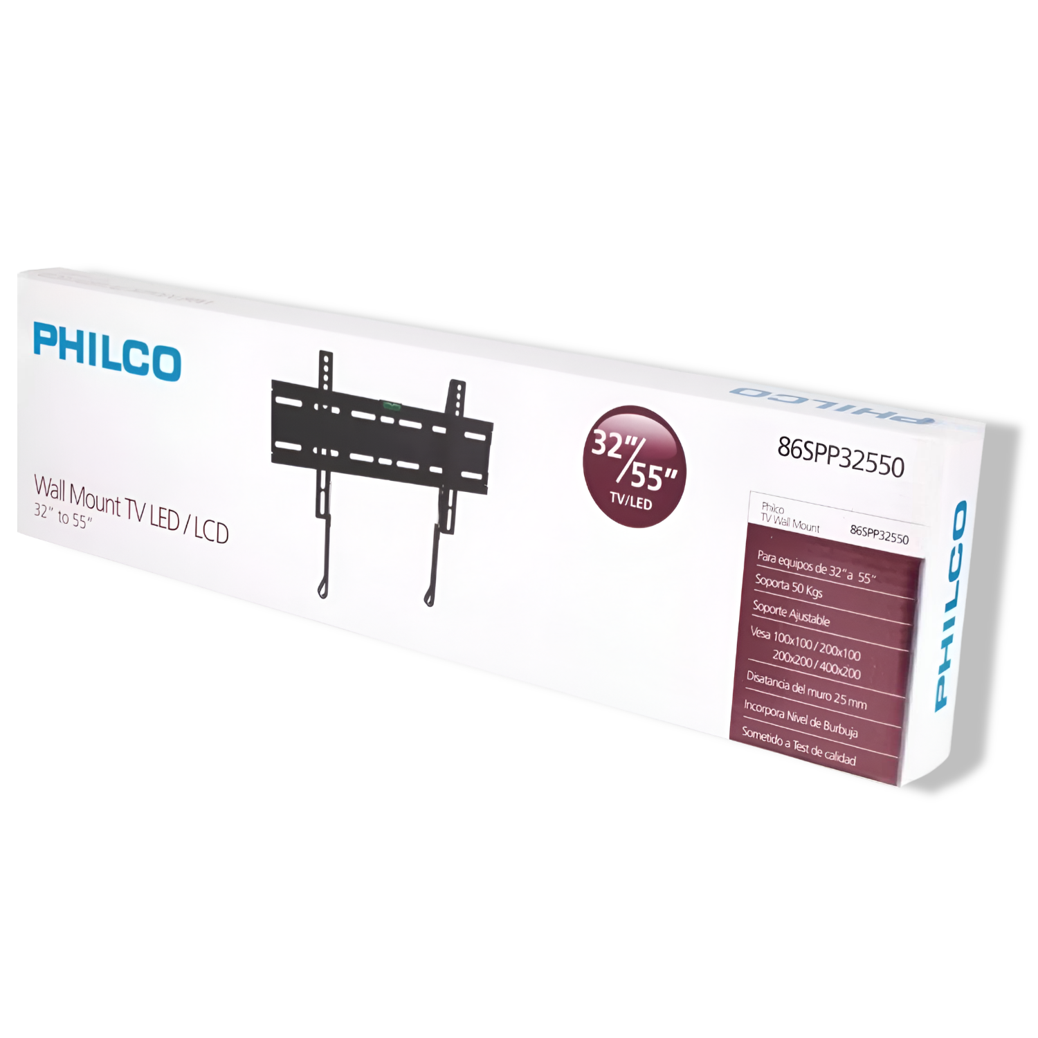 Soporte de TV Fijo de 32” a 55” Reforzado 50 KG Max 32550