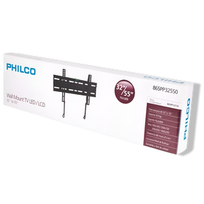 Soporte de TV Fijo de 32” a 55” Reforzado 50 KG Max 32550