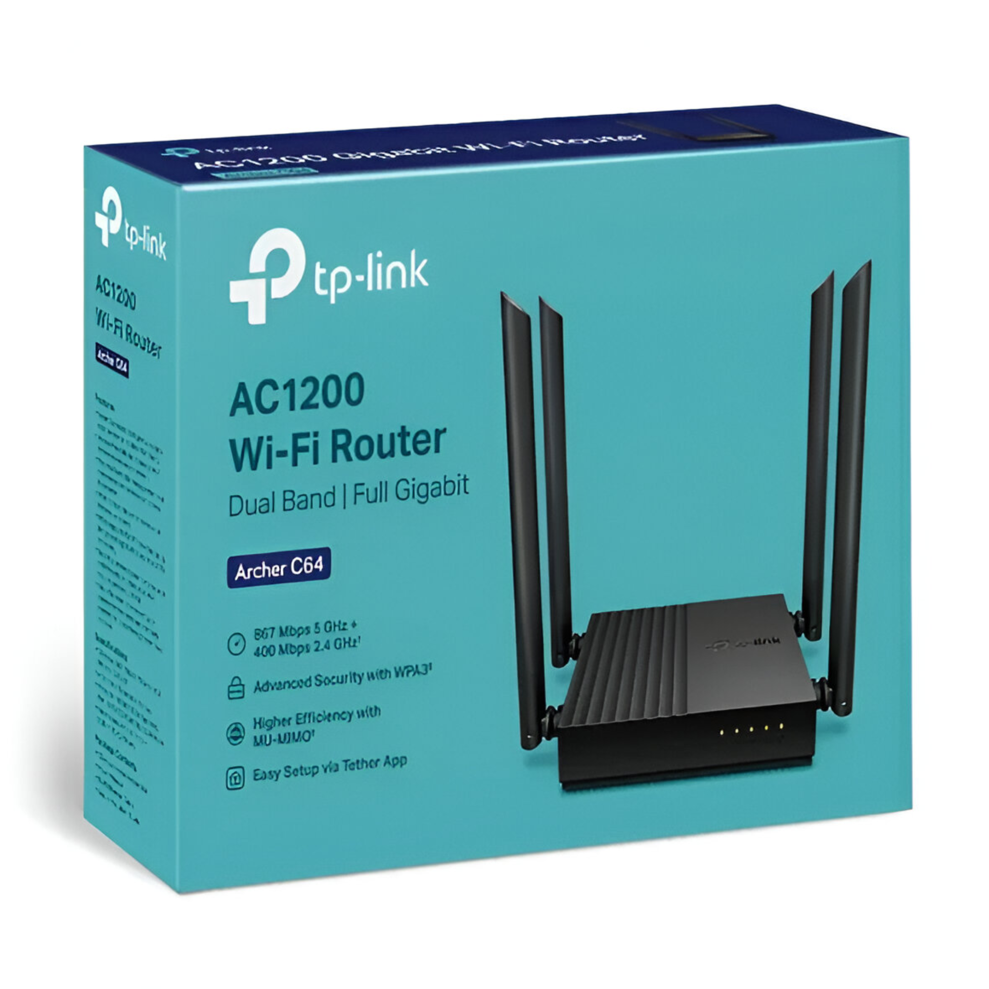 Router TP-Link Archer C64 AC1200 Gigabit Dual Band MU-Mimo