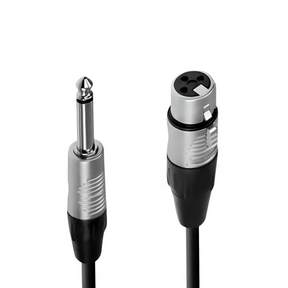 Cable de Audio XLR Hembra a Jack 6,3mm Macho Profesional 10M