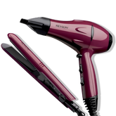 Kit Secador + Alisador de Pelo Revlon Premium Pack Ceramic