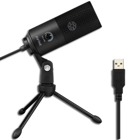 Micrófono Condensador USB Multiplataformas Fifine K669BK Pro