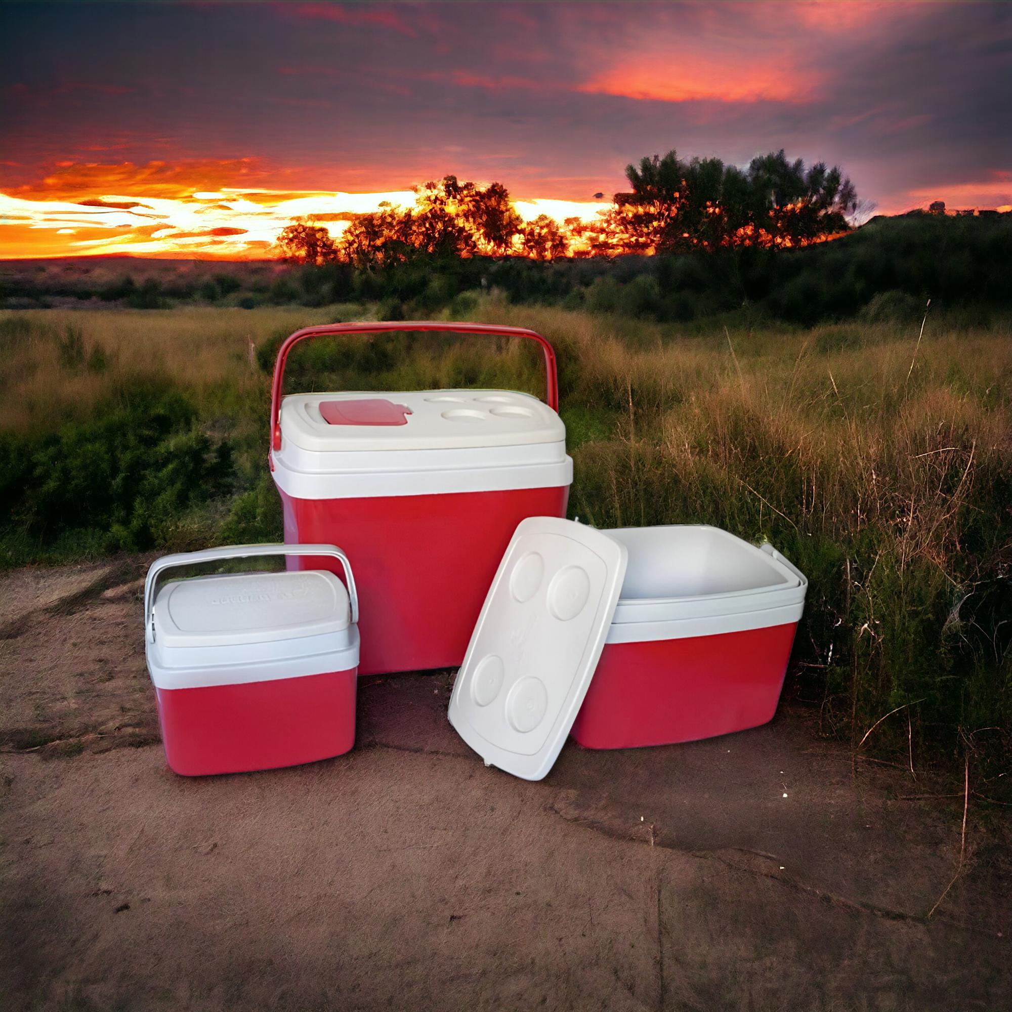 Pack Nevera Cooler 3x1 Deluxe Edition Soprano 32L/12L/5L RD