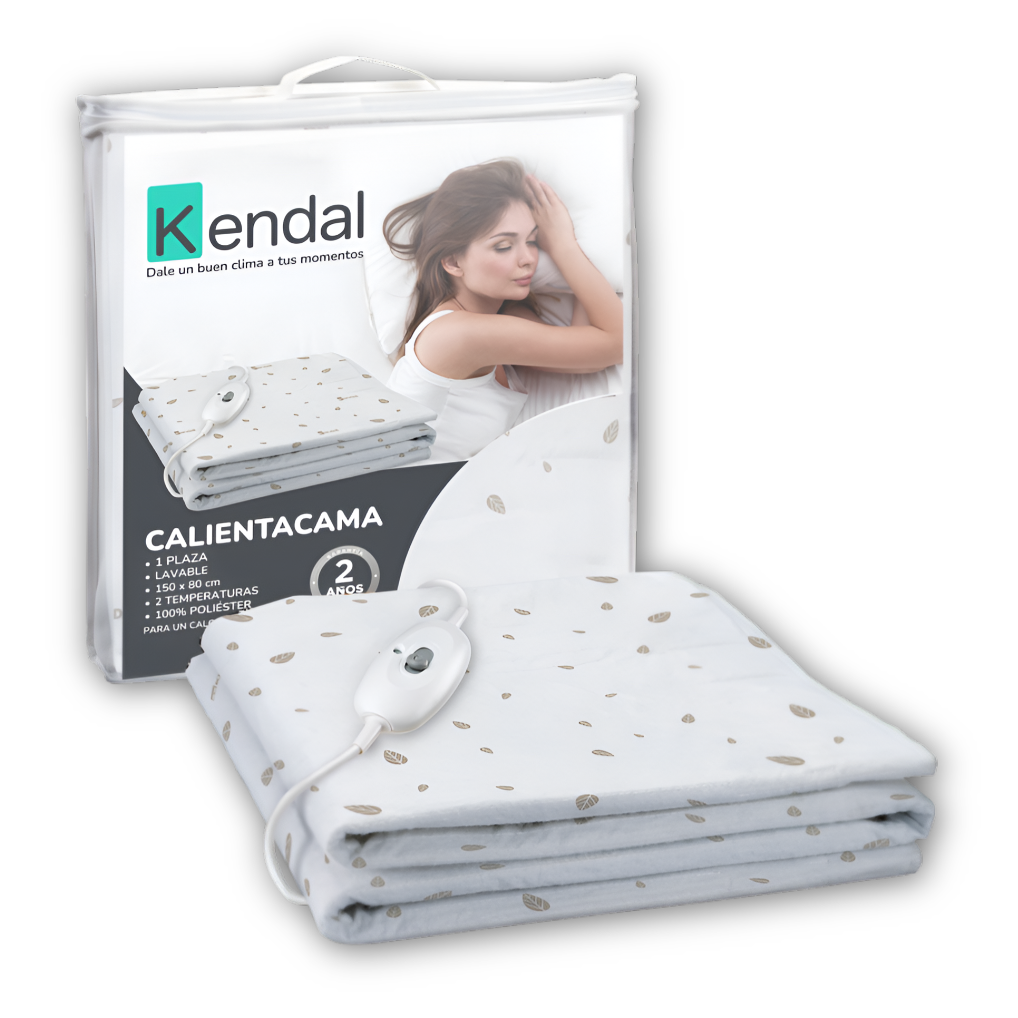 Calienta Camas Kendal 1 Plaza Lavable / 2 Temperaturas / SEC