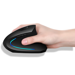 Mouse Vertical Inalámbrico Ergonómico Recargable 2.4 Ghz Pro