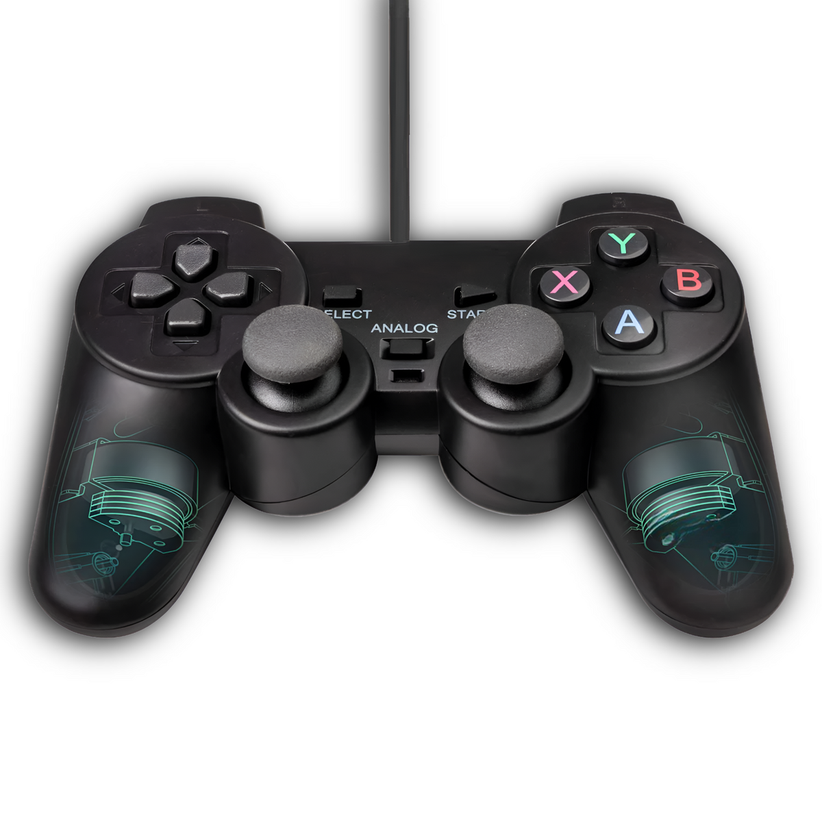 Gamepad USB con Análogos Black Deluxe DBC1001