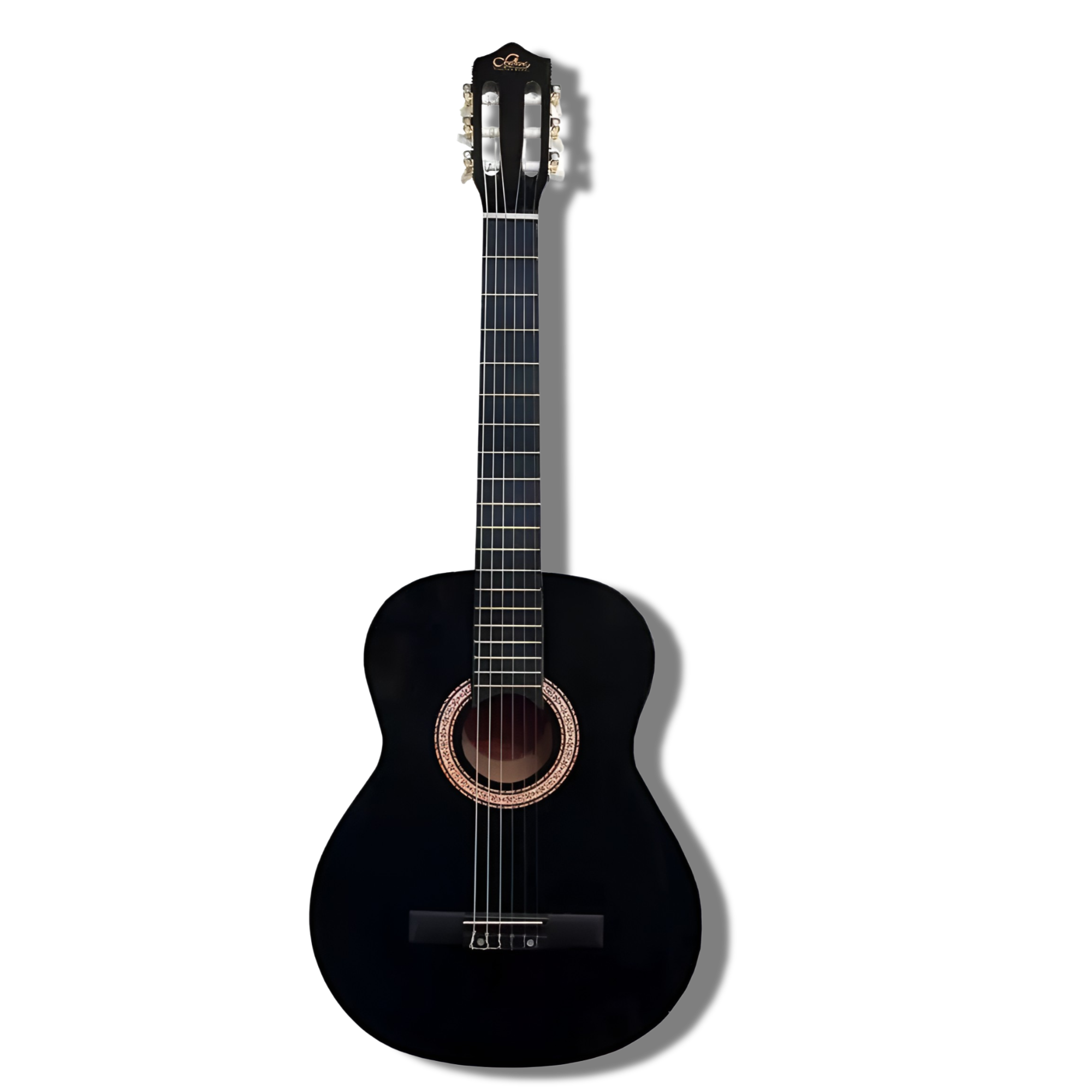 Guitarra Clásica Sevillana 39” Negro con Alma + Funda 8448