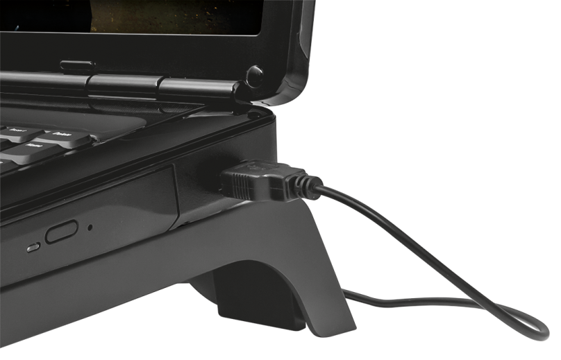 Ventilador para Notebook Gamer Trust Kuzo Gxt 220 Iluminado