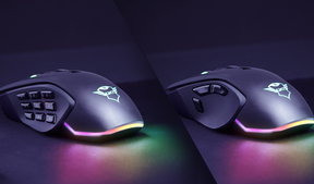 Mouse Gamer Ergonomico Trust Morfix GXT 970 RGB + Paneles laterales