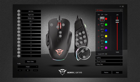 Mouse Gamer Ergonomico Trust Morfix GXT 970 RGB + Paneles laterales